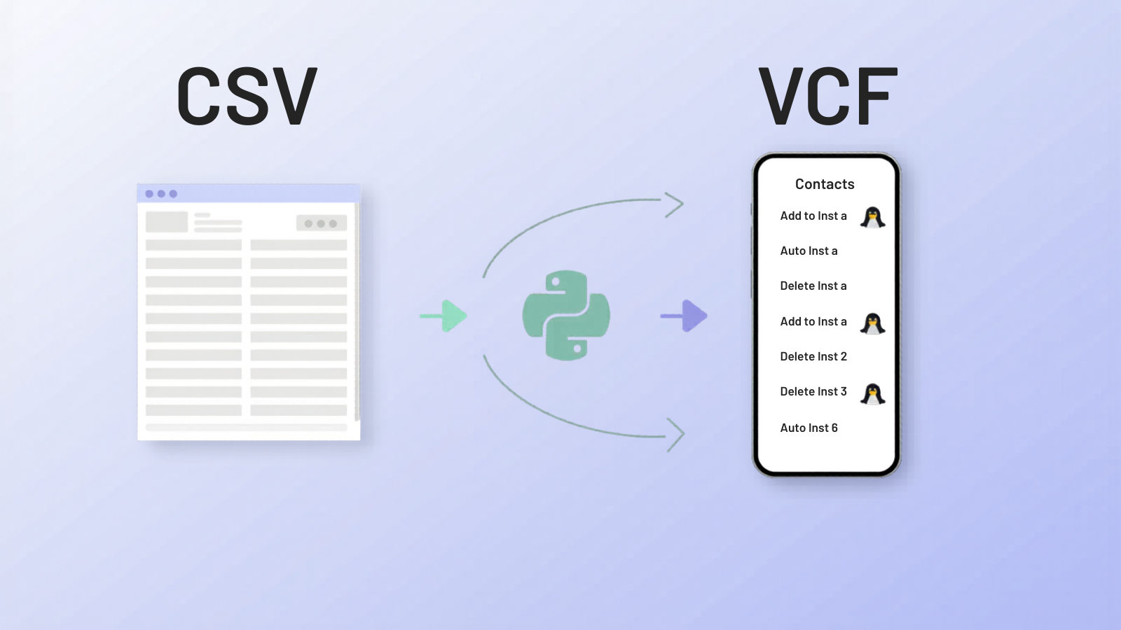 csv to vcf converter